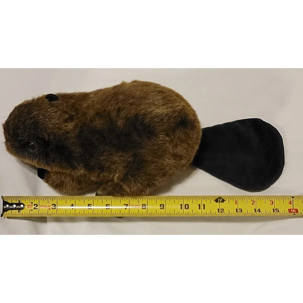 Fiesta Realistic Brown Beaver Plush 11